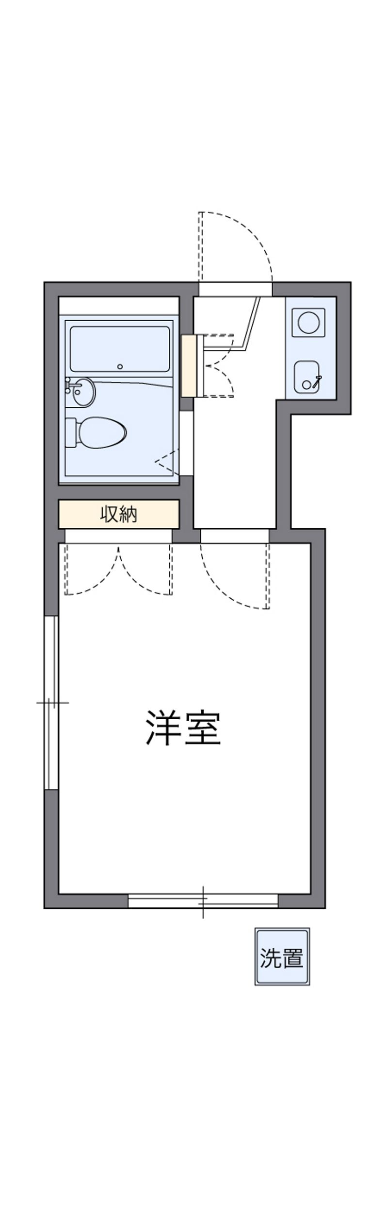 leopalace Asaka Dai1 Floor plan