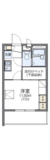 レオパレスおもひで 間取り図