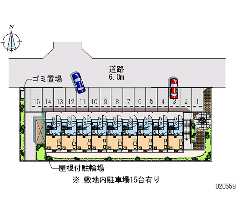 レオパレスヴァンテアン 月極駐車場