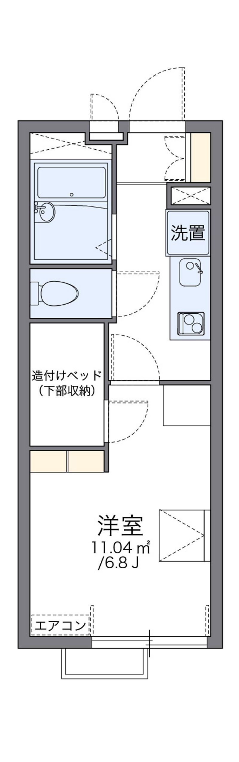 レオパレスＣＨＡＣＯ 間取図