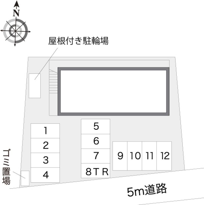 レオパレススペースシャトル 配置図