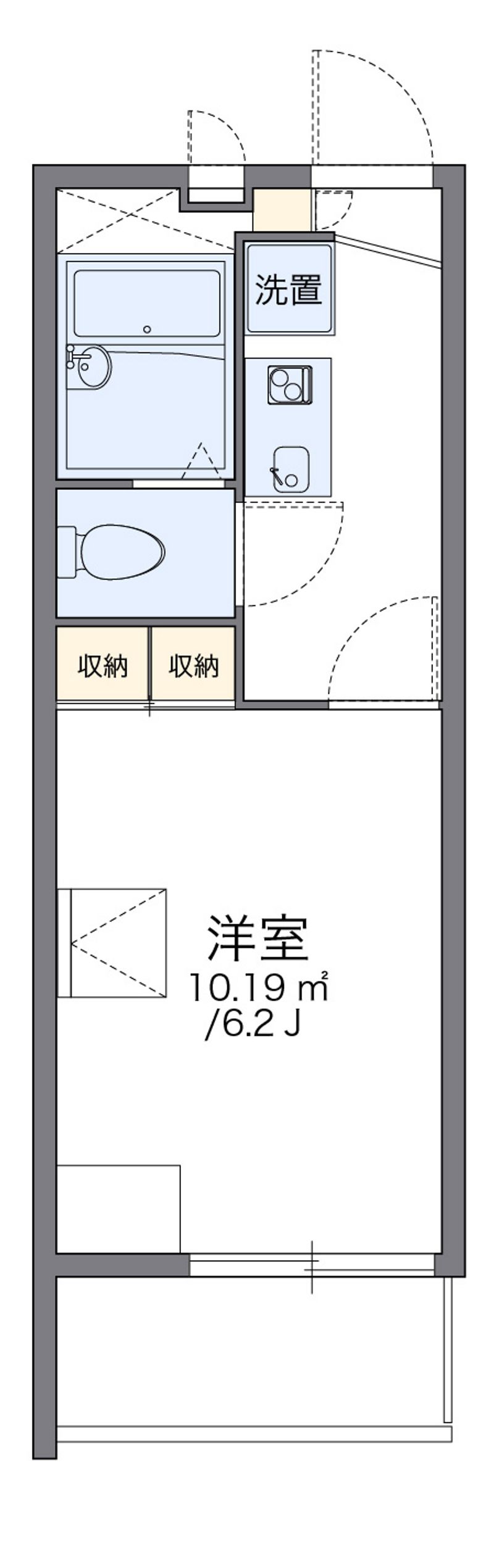 レオパレスエアル 間取図