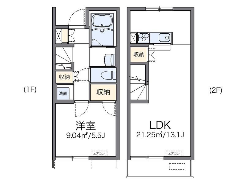 レオネクストパフェールＢ 間取図