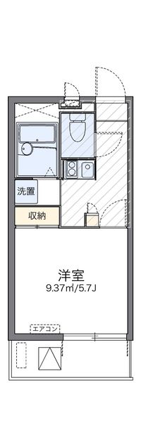 レオパレスすず 間取り図