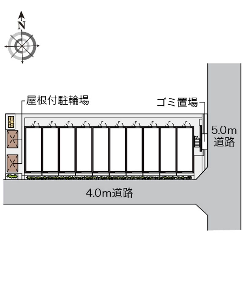 レオパレスジードルンク 配置図