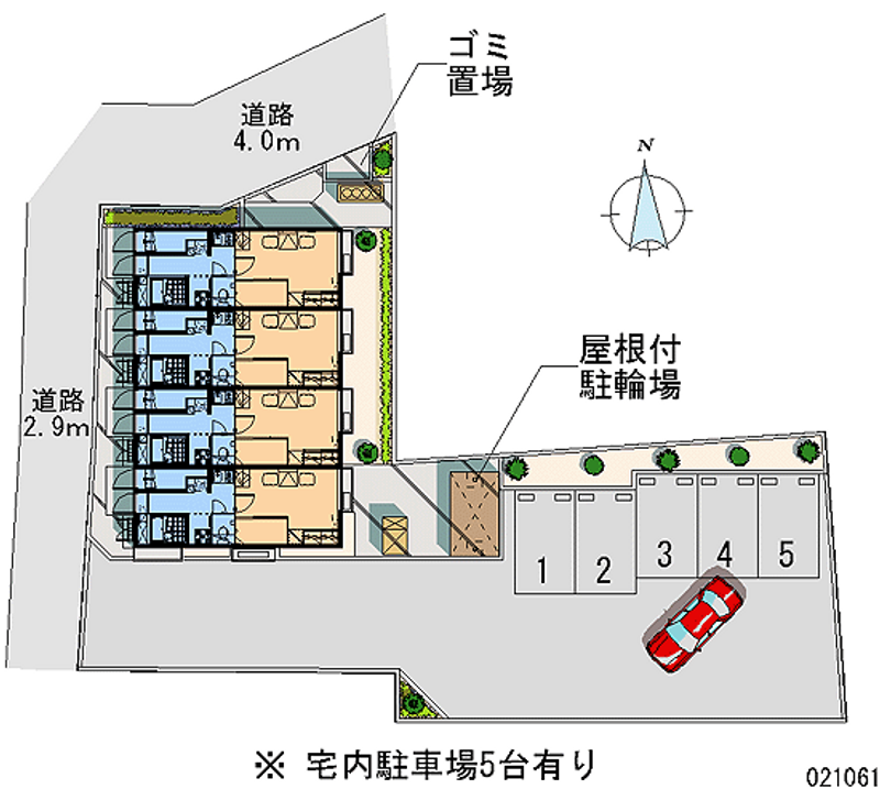 21061 Monthly parking lot