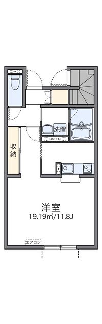 レオネクストマンダリーヌⅥ 間取り図