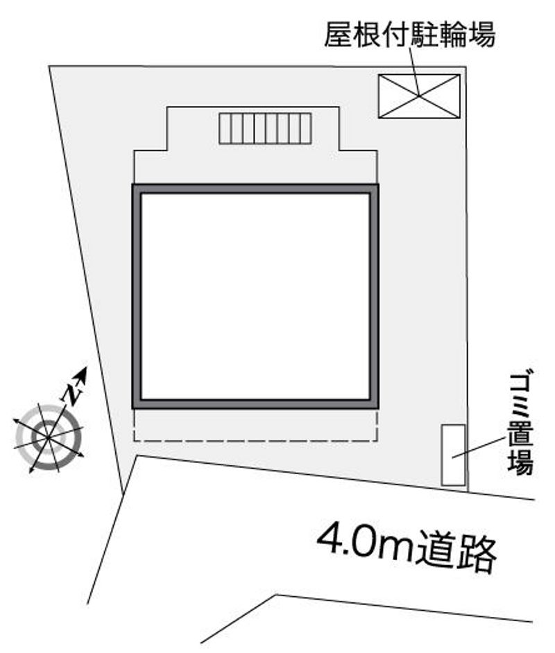 レオパレス福東 配置図