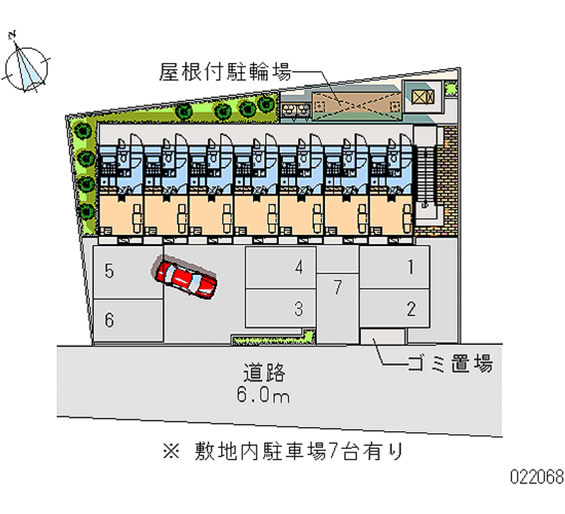 22068 Monthly parking lot