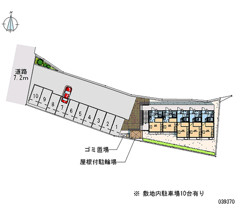 レオパレス信濃 月極駐車場