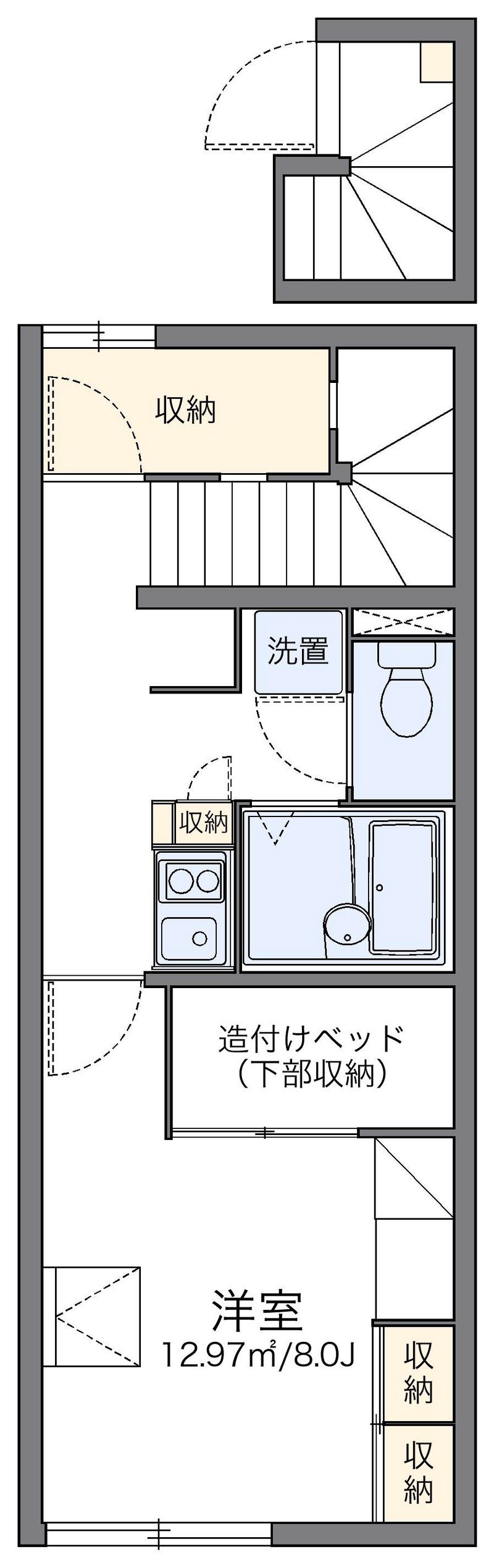 レオパレスエスポワール　ｆｍ 間取図