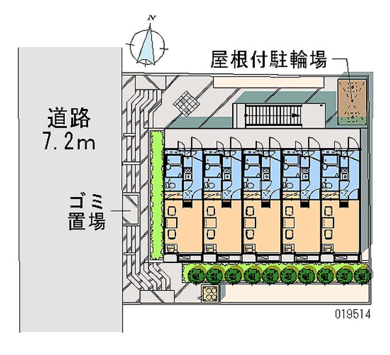 leopalace Mukaihara 배치도