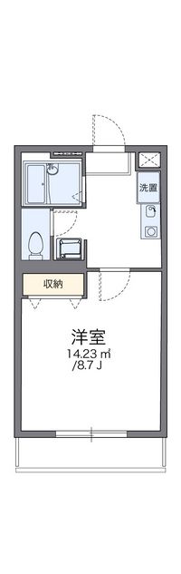 レオパレス柿ノ木 間取り図