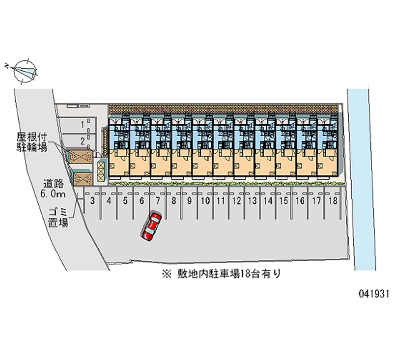 41931 Monthly parking lot