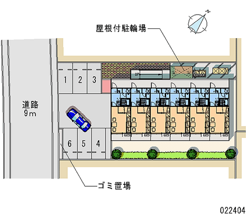 レオパレス城 区画図
