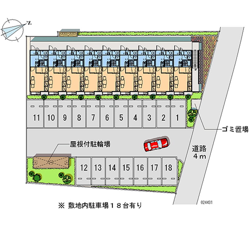 24431 Monthly parking lot