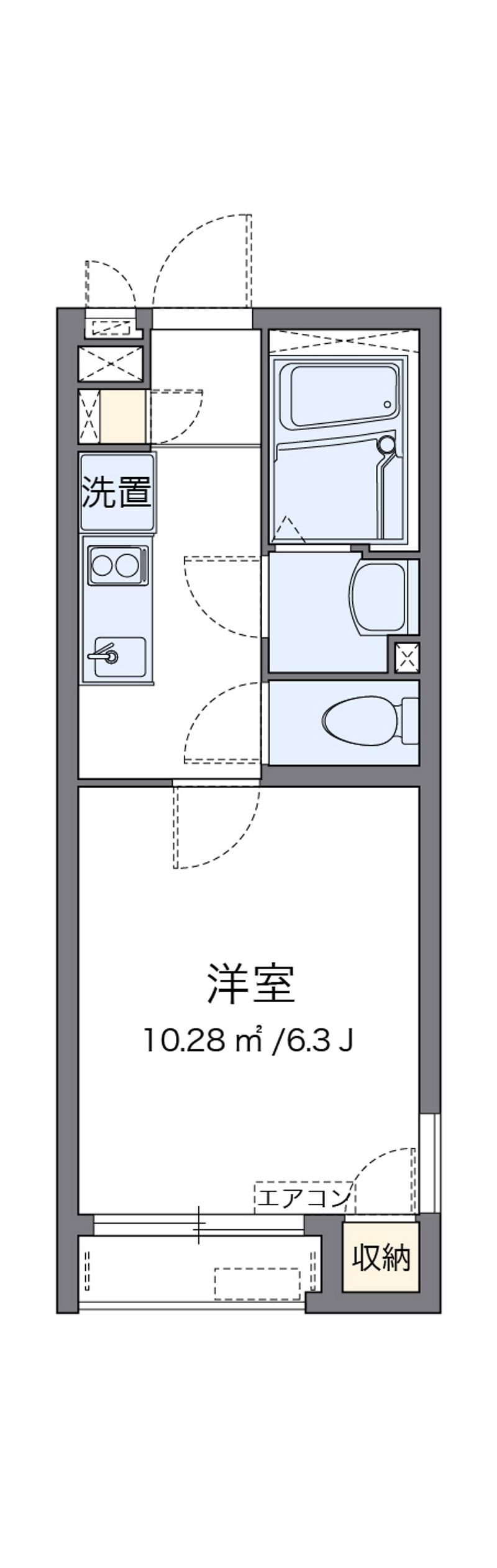 クレイノボヌール　ラ　メゾン 間取図