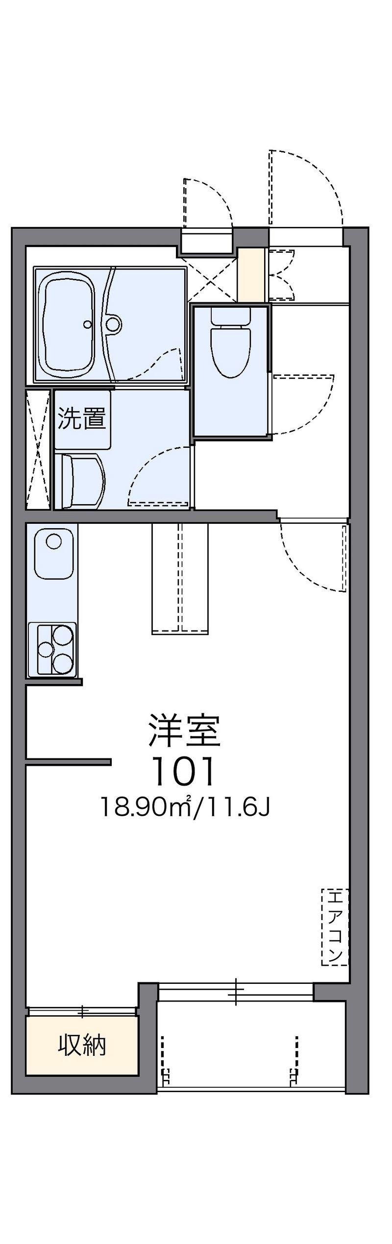 レオネクスト松原第三 間取図