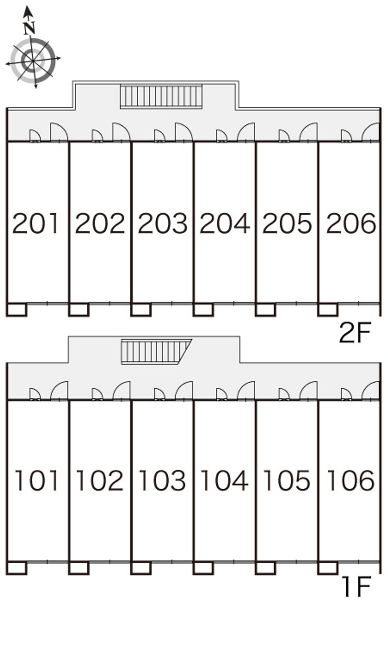 レオパレスシャルム 間取り配置図