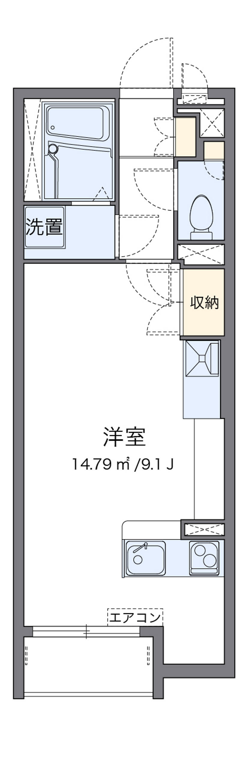 ミランダミ　レオーネ新前橋 間取図