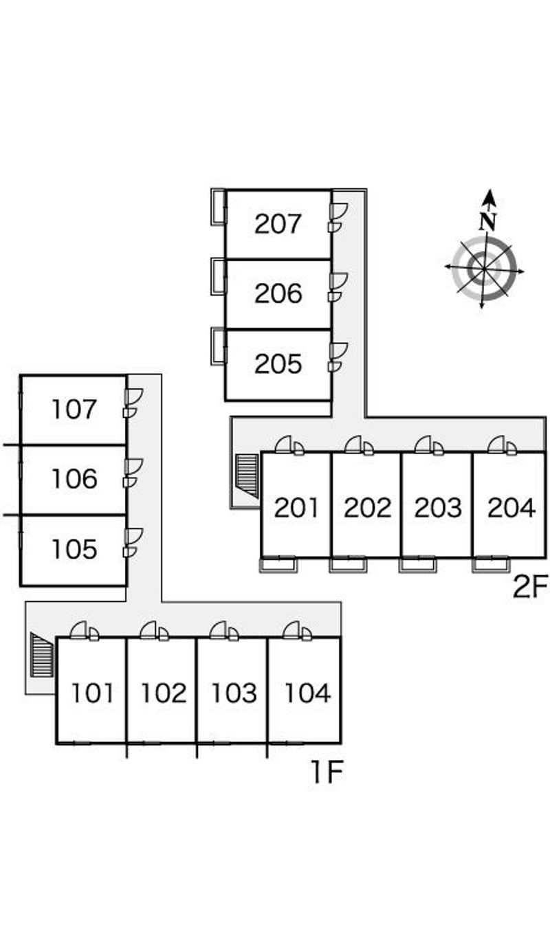 レオパレスＧＫ 間取配置図