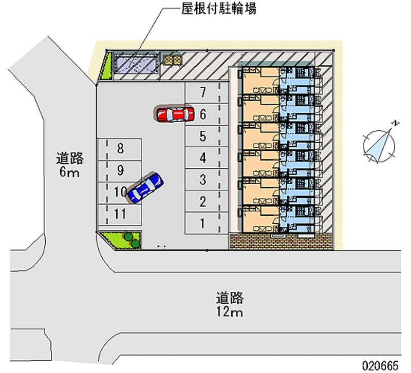 20665 Monthly parking lot