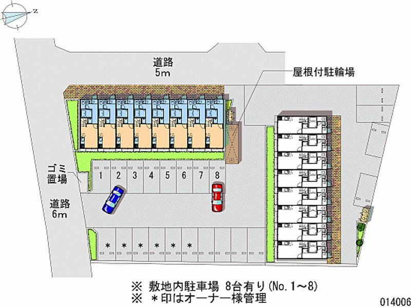 レオパレスアルファビア 月極駐車場