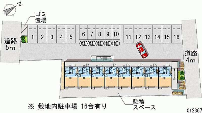 12367 Monthly parking lot