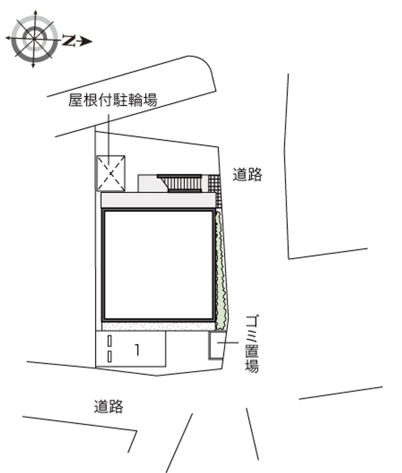 レオパレス弘法 配置図