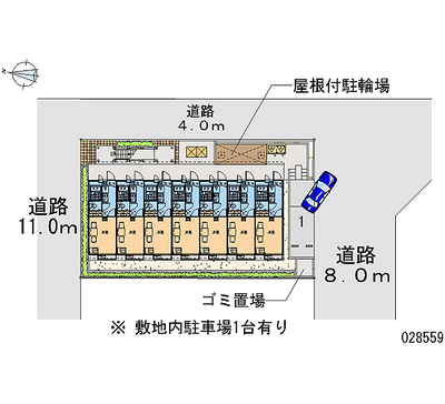 レオパレス華希の館 月極駐車場