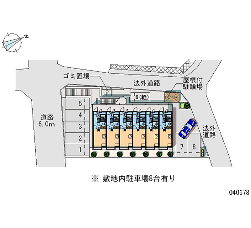 レオパレスふじ 月極駐車場