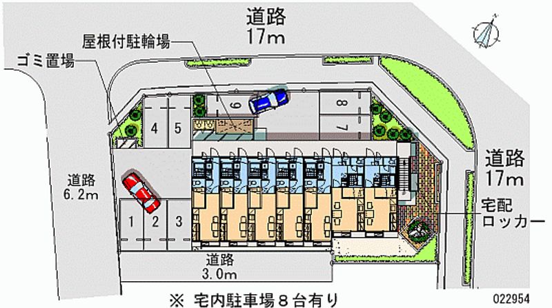 レオパレスカサブランカ 月極駐車場