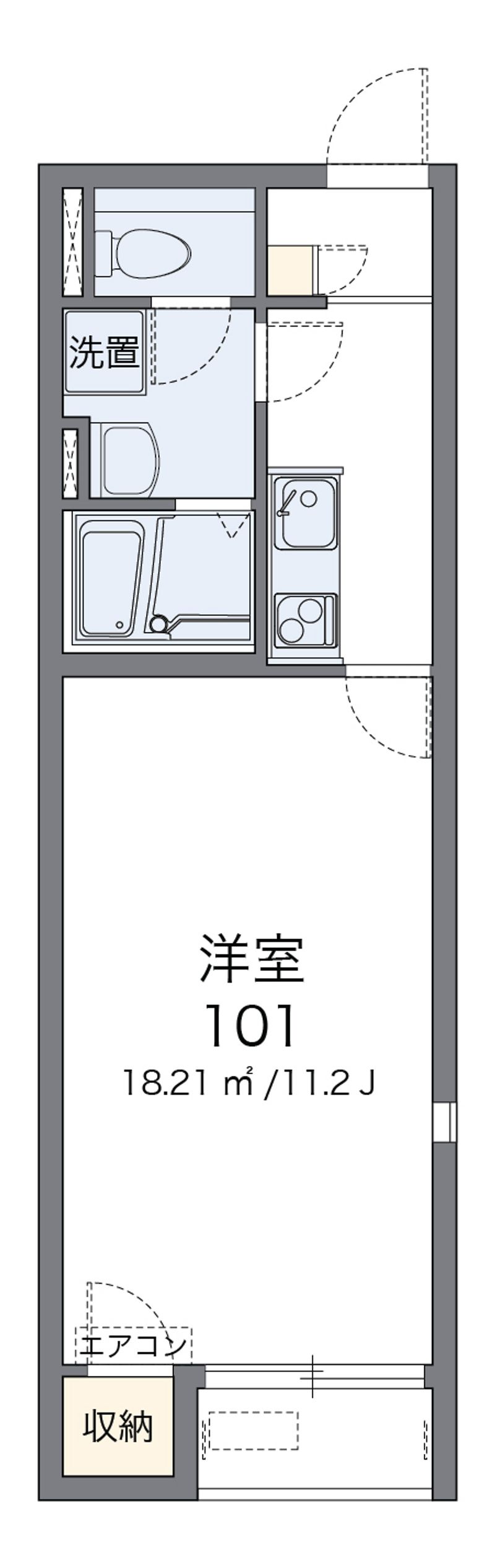 レオネクストメゾン　イーグル 間取図