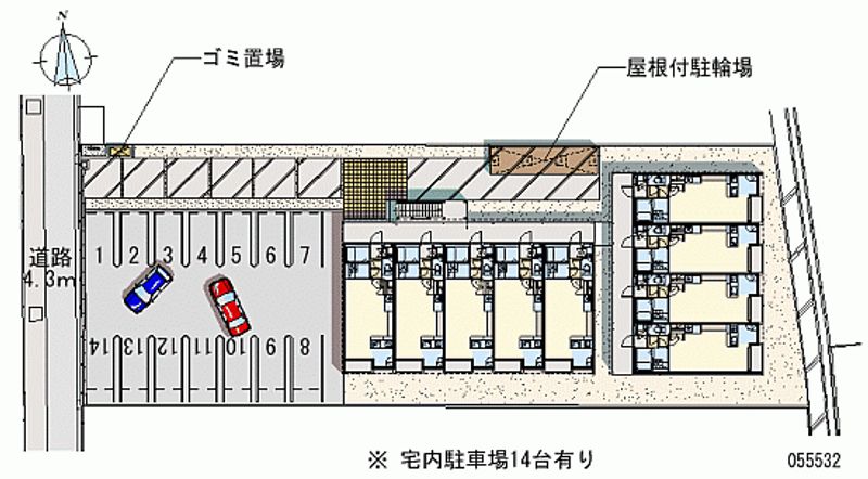 55532 bãi đậu xe hàng tháng