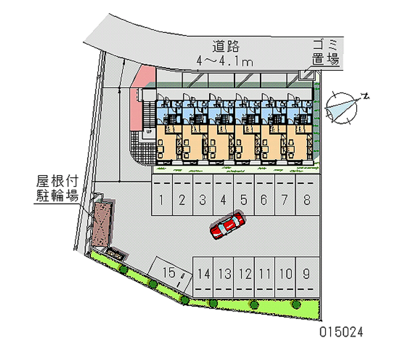 15024 Monthly parking lot