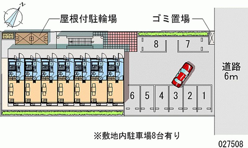 27508 Monthly parking lot