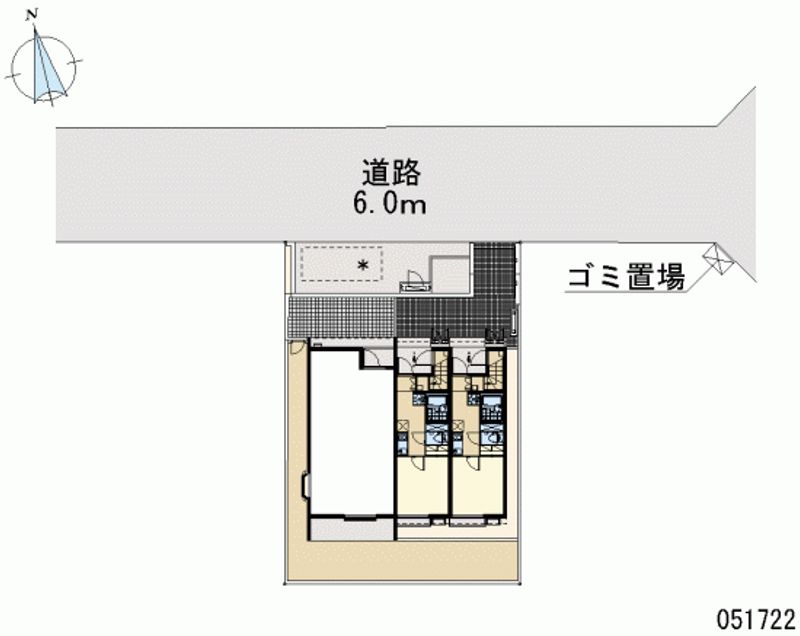レオネクストウィステリアⅢ 区画図