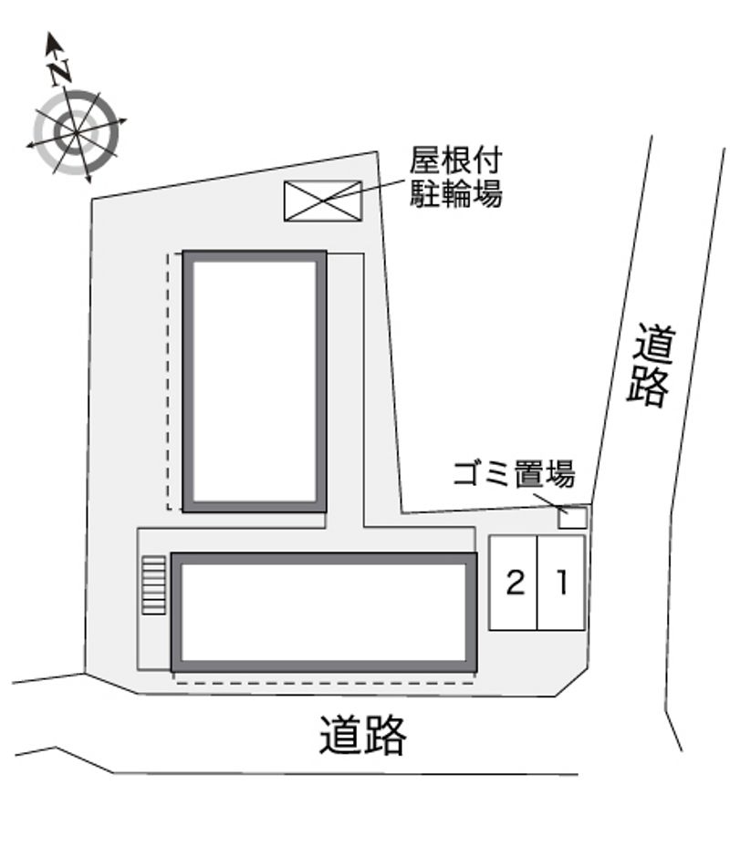 レオパレスエクセルライフ 配置図
