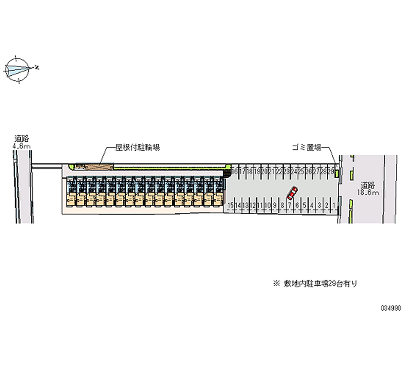 34990 bãi đậu xe hàng tháng