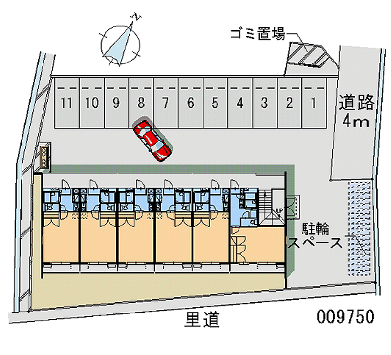 レオパレス若宮 月極駐車場