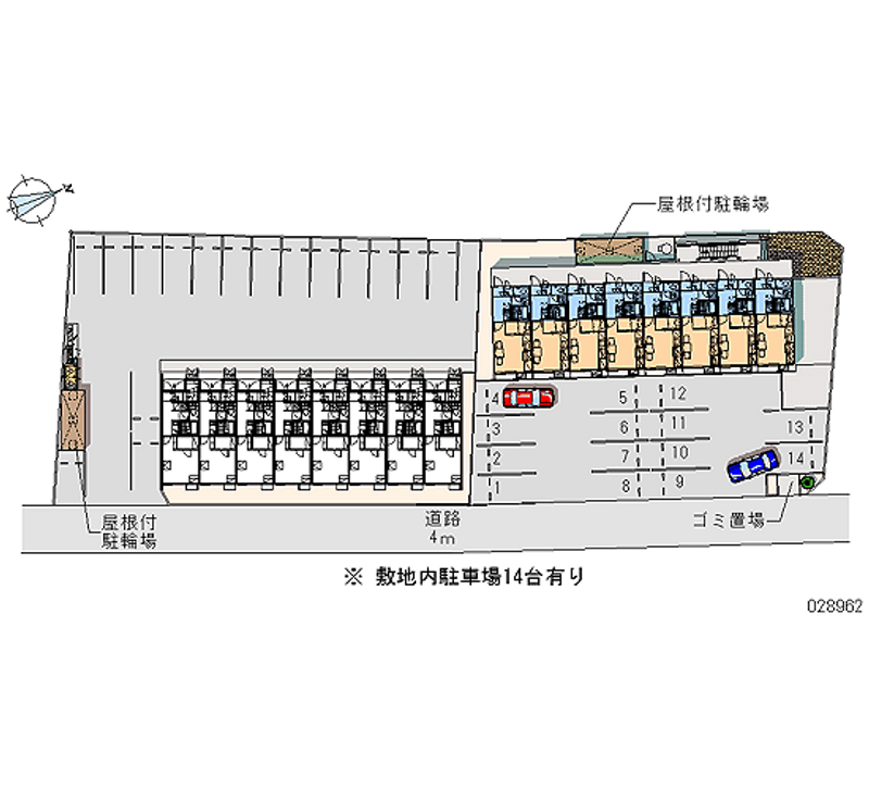 レオパレスｓｅｉｒｉｎ 月極駐車場