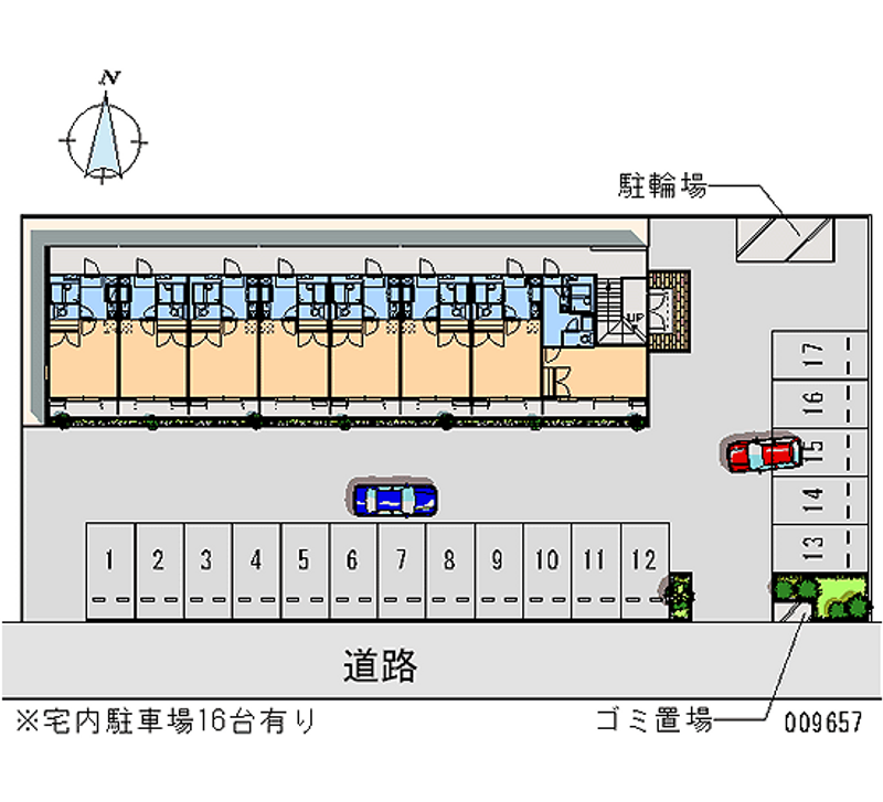 09657月租停车场