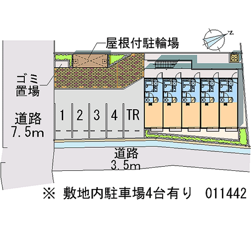 11442 Monthly parking lot