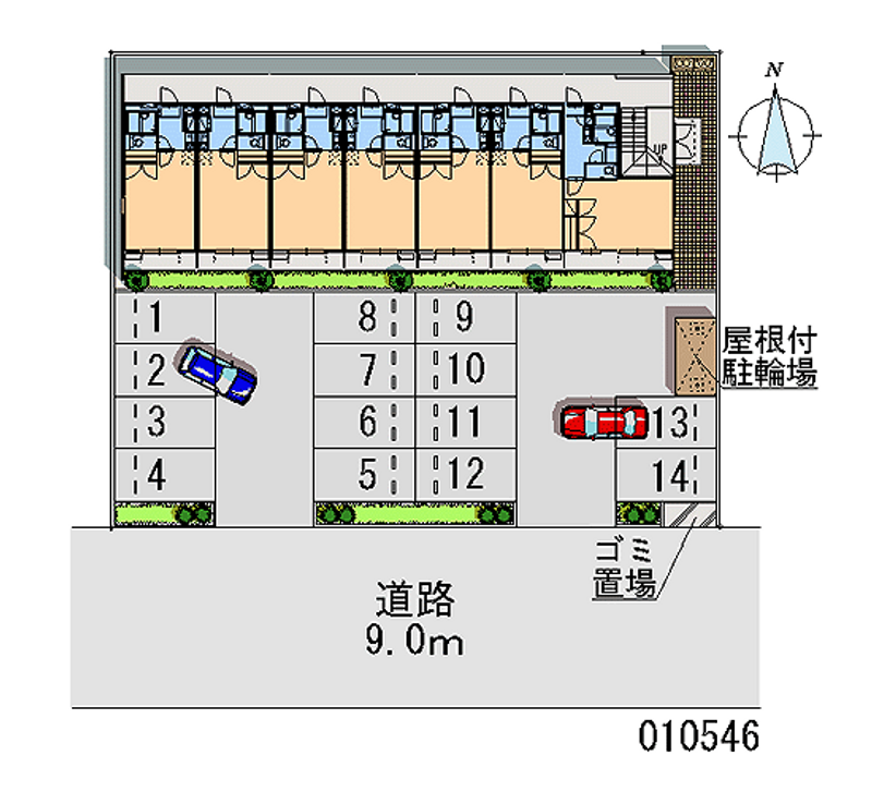 レオパレス小鳥 月極駐車場