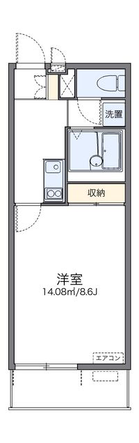 レオネクストひまわりⅡ 間取り図