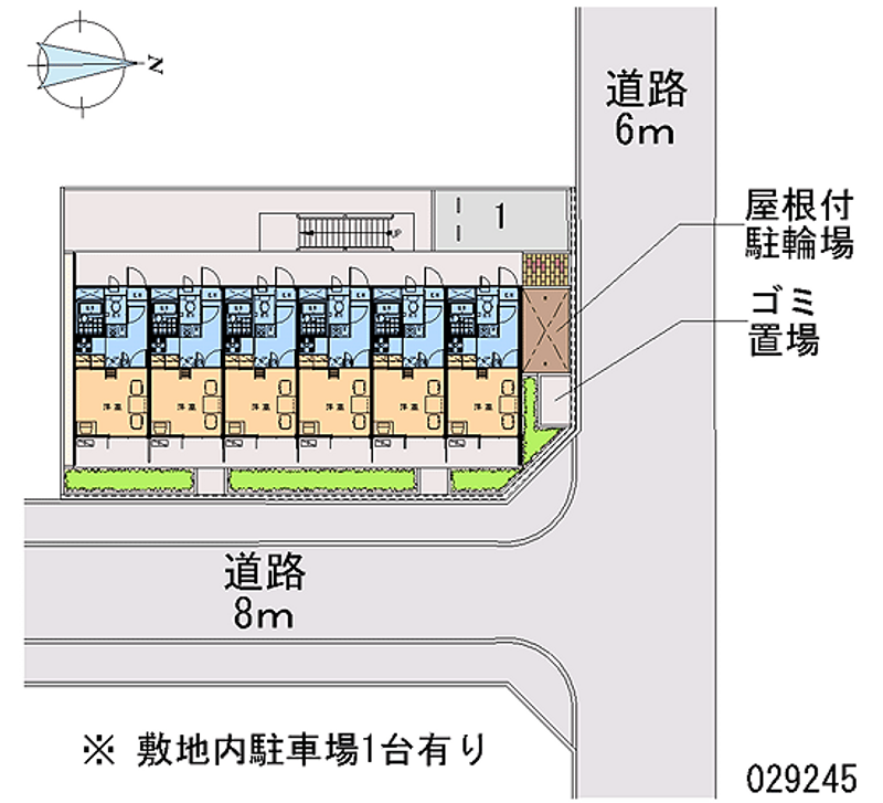 レオパレス平野南 区画図
