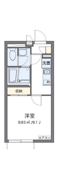 クレイノ幸 間取り図