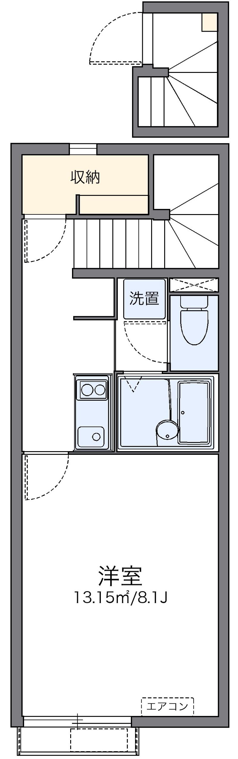 レオネクストグランデ　セコンド 間取図