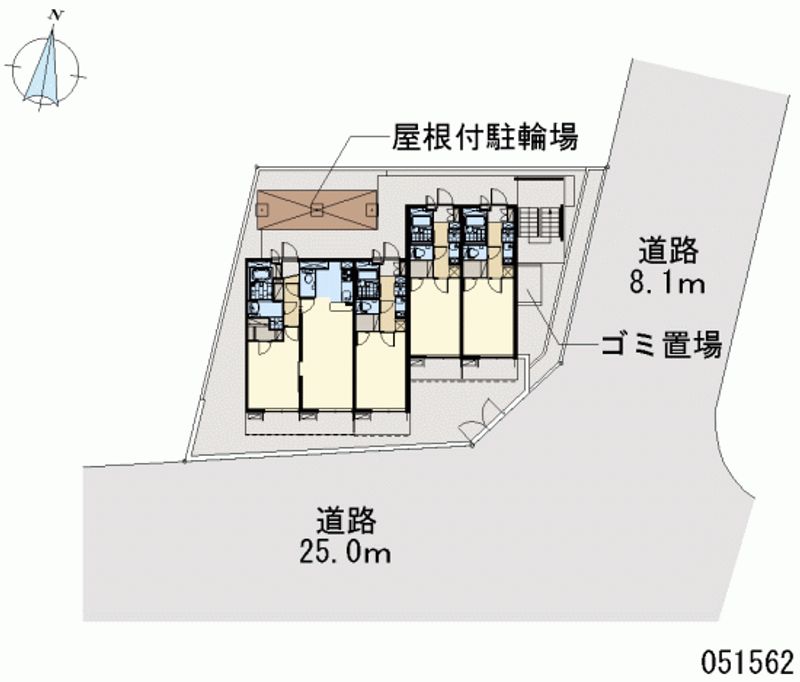 レオパレスラ　メイジュときわ台 区画図
