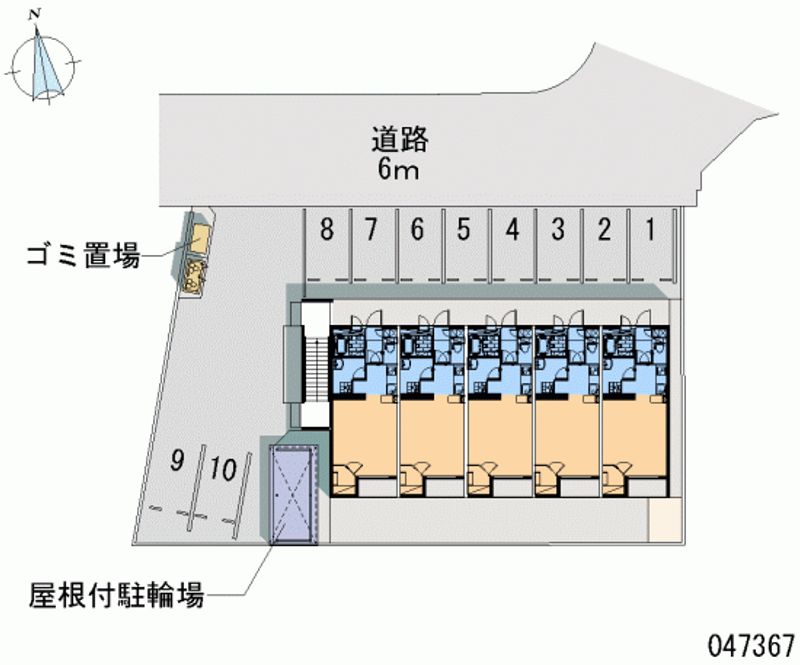 レオネクストセジュール四十万 月極駐車場